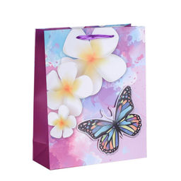 Цена за 12 шт. Пакет подарочный 32x26x10 / 1360M /уп 12/480/ (Голубой) - Галеонтрейд фото 5