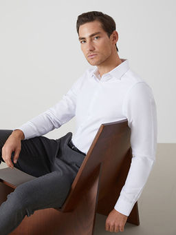 Slim Fit Uzun Kollu Oxford Erkek G?mlek