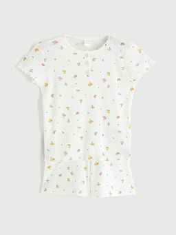 Bisiklet Yaka K?z ?ocuk Ti??rt ve ?ort