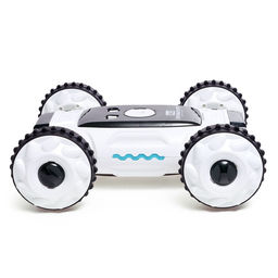 Машинка перевертыш Техно, радиоуправляемая, дрифт, аккумулятор, на пульте управления, цвет белый - Simaland фото 3