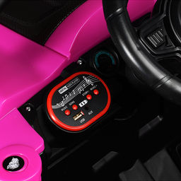 Электромобиль детский "Внедорожник" (цвет розовый)