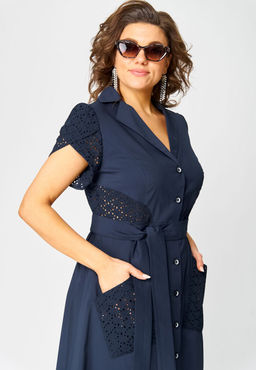 Платье EVA GRANT 7200В темно-синий