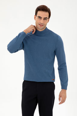 Мужской темно-синий свитер Неожиданная скидка в корзине