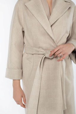 Пальто женское демисезонное Classic Reserve (пояс) - El podio фото 6