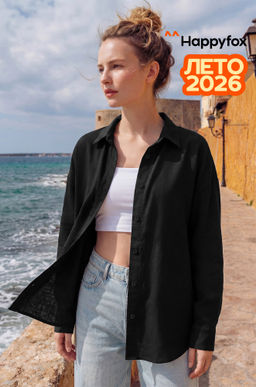 Женская льняная рубашка Happyfox - Happy fox фото 37