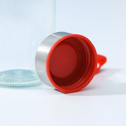 Бутылка для воды стеклянная Лидо, 300 мл, h=17 см, цвет ремешка МИКС - Simaland фото 4