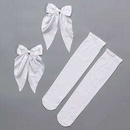 Набор на выпускной «Умная старшеклассница»: фартук р. 40–46, банты 2 шт., гольфы