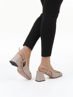 06-XL629-3 BEIGE Туфли летние женские (натуральная кожа)