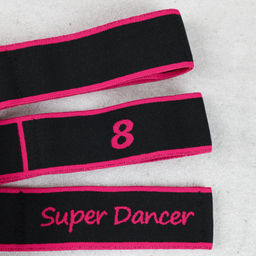 Ремень эластичный для йоги Woohooo Yoga Belt / 8 петель/ розовый / уп 50 - ГалеонТрейд фото 4