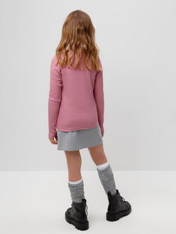 КР 302673-1/пепельная роза джемпер (лонгслив) для дев