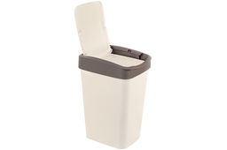 Ведро для мусора с подвижной крышкой 35 л 36*28*51 см Тандем слон.кость/шоколад (модель 843526) - Elan gallery фото 8