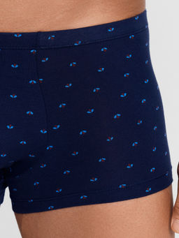 Цена за 2 штуки! Трусы боксеры мужские синие с принтом узор на море 411216 - Mark formelle фото 3