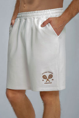 Арт. 65504 Шорты мужские 48-56 (5 шт) Цвет:молочный