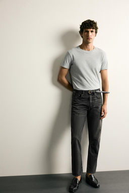 JEANS SLIM TAPERED FIT / Carb?n - Zara фото 6