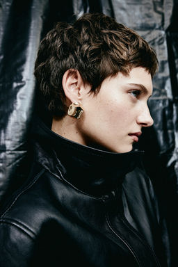 Pendientes de boton con diseno angular - H&m фото 3