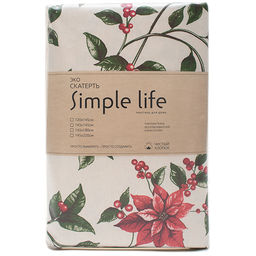 Скатерть 120х145, саржа, 100% хлопок, Гербариум ВБ - Традиция фото 24