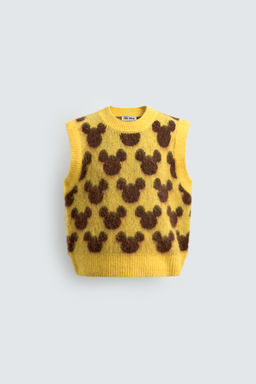 MICKEY SILHOUETTE KNIT VEST HARRY LAMBERT FOR ZARA X DISNEY