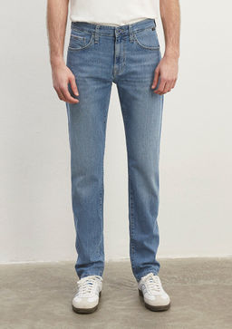 Marcus Premium Blue Indigo Mavi Jean Pantolon  фото 3