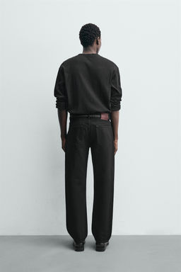 JEANS STRAIGHT FIT / Negro - Zara фото 3