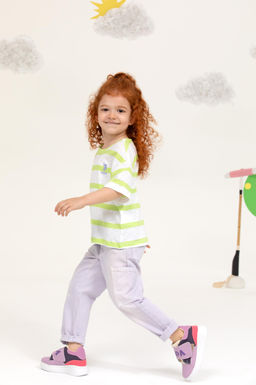 U. S. Polo Assn Сиреневые джинсовые брюки для девочки - U.s. polo assn фото 3