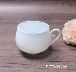 Кружка для чая / DR-1019 /уп 80/ тонкостенный фарфор