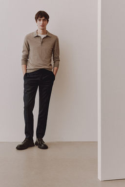 Slim Fit Wool-blend trousers