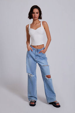 Блузка-топ в корсетном стиле - Incity фото 4