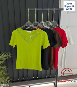 Футболка женская с гипюром - Bruno фото 5