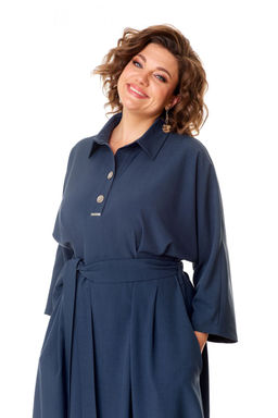 Платье Nadin N 2157 синий - Liliana фото 3