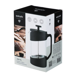 Френч-пресс 600 мл, SATOSHI Лансон черный, жаропрочное стекло арт. 850-253 - Полимербыт фото 5