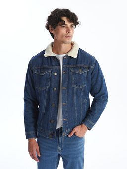 Standart Kal?p Erkek Jean Ceket