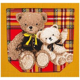 ФАРТУК МИШКИ, ГОРЧИЦА+КРАСНЫЙ Х/Б/П/Э 50/50 - Lefard фото 3