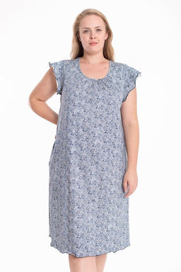 Сорочка М324318сб синий/белый