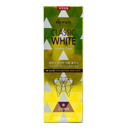 Зубная паста отбеливающая двойного действия с микрогранулами с ароматом мяты и ментола Classic White Mukunghwa, Корея, 110 г Акция