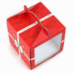 Цена за 5 шт. Коробка кондитерская с окном, сундук, «С Новым годом!», 20×20×20 см,