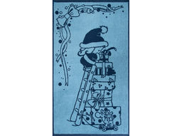 Полотенце махровое 6с103.412ж1 Малышка(джинс) 50х90см