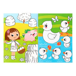 Раскраска многоразовая Рисуй-стирай. На ферме 12 стр. - Буква-ленд фото 7