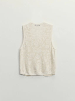 Жилет из вискозы с кружевным рисунком / Zarina  фото 5