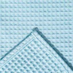 Полотенце вафельное Этель 70*140 см. цв.небесный, 100% хл, пл 240 г/м2  фото 3