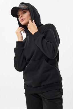 Костюм женский трикотажный мод. 3002 ТрДС. Цвет: черный - Стильб фото 3