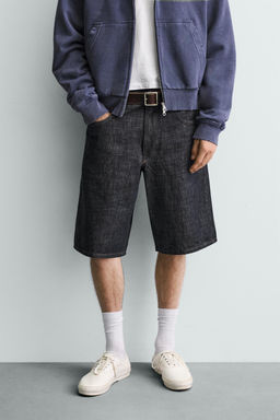 BERMUDA DENIM BAGGY FIT / ?ndigo - Zara фото 2