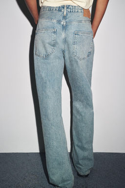 ZW COLLECTION RELAXED MID-WAIST JEANS - Zara фото 10