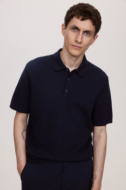 Polo en punto texturizado Slim Fit