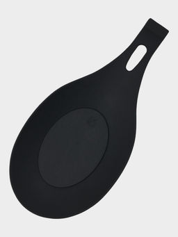 Цена за 2 шт. Подставка под ложку 20х9,5 см, цвет черный