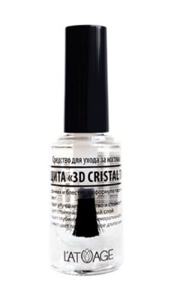 Latuage Средство для ногтей ЗАЩИТА 3D CRISTAL TOP 9г