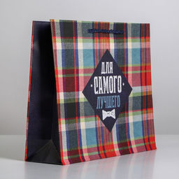 Цена за 2 шт. Пакет подарочный ламинированный, упаковка, For real man, ML 25?21?8 см