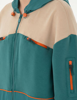 Koyu Ye_il Comfort Fit Sweatshirt