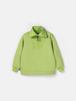 Свитшот Лайм утепленный 7+ - Bungly фото 2