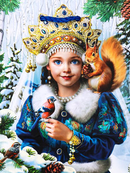 Цена за 4 шт. Пакет подарочный новогодний ламинированный, «Новогодняя пора», 11.5×6.5×14.5 см