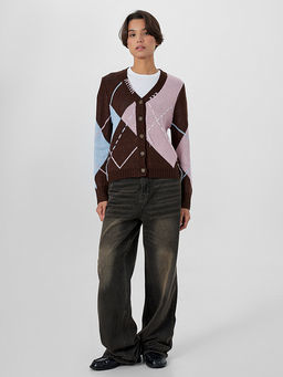 Кардиган женский коричневый - Mark formelle фото 3